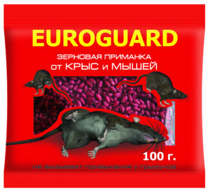 Зерно EUROGARD от крыс, мышей 100 г /50/